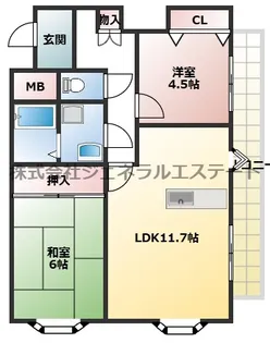 ドミシル谷辻【2階】の間取り
