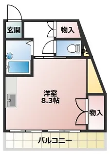 メゾンAKINAI香里【202号室】の間取り