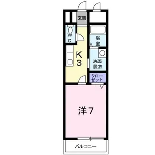 クローバーハイツ【3階】の間取り