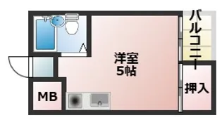 ライフ大池ハイツ【402号室】の間取り