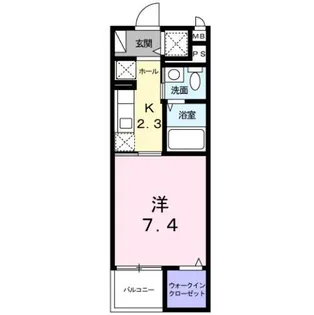 アプリコット野里【3階】の間取り