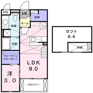 アルバーダ ウノ【2階】の間取り