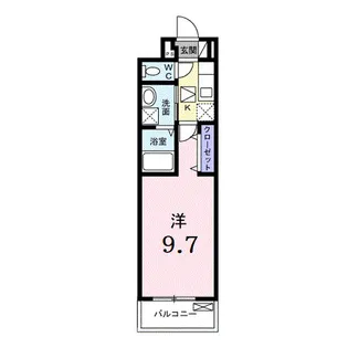 アンジュ ド ボヌール 香里園【1階】の間取り