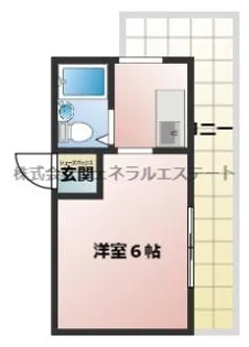 レナジア摂南大学前【409号室】の間取り