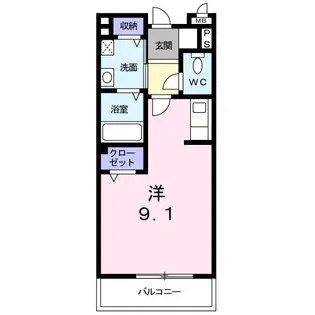サンセ−ル【1階】の間取り