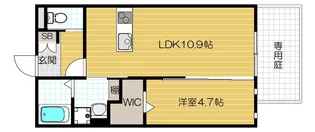 アザレア【1階】の間取り