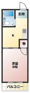 プレアール蔀屋本町【1階】の間取り