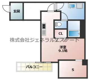 ルーチェイワフネ【203号室】の間取り