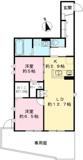 ユアメゾン プリーモ【105号室号室】の間取り