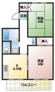 ブランマヌール【2階】の間取り