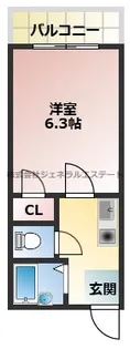 メゾンかなめ【202号室】の間取り
