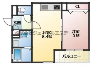 CASA CALMA上野口【2階】の間取り