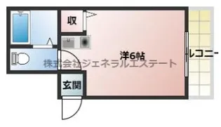 プチシティ香里園【304号室】の間取り