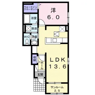 ライフⅡ【1階】の間取り