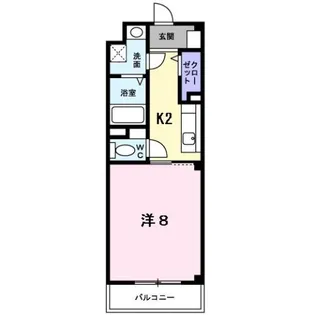 エスポワール西川【3階】の間取り