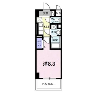 パラドール【4階】の間取り