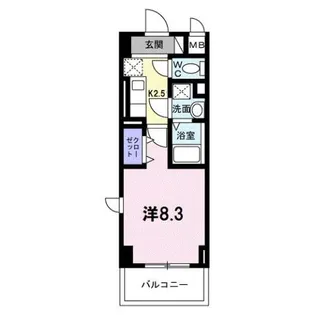 パラドール【3階】の間取り