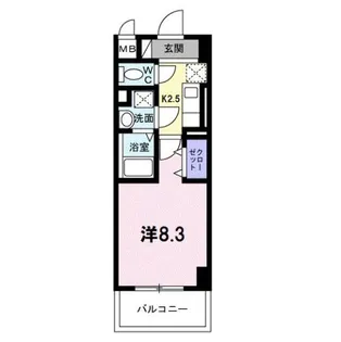 パラドール【3階】の間取り