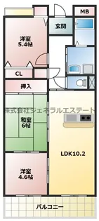 CASA・はなみずき【1階】の間取り
