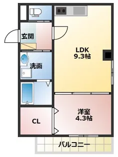 ソリティア光善寺【3階】の間取り