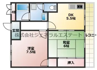 大西マンション【3階】の間取り