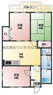 イル・パラッツォ【303号室】の間取り