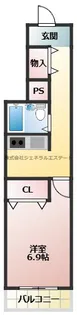 メゾンスカーレット【202号室】の間取り