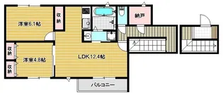 ミュゲ メゾン【203号室号室】の間取り