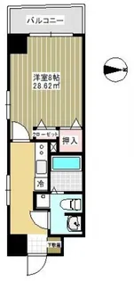 エコービル【303号室】の間取り