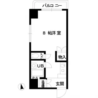 幟町ゼネラルビル【901号室】の間取り