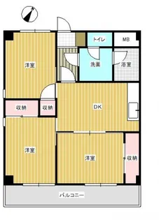 ハイネス秀【401号室】の間取り