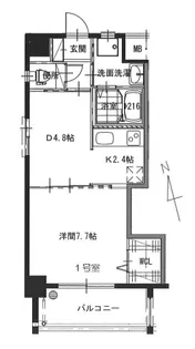 NKSビル【5階】の間取り