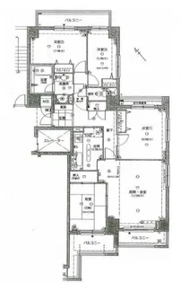 A.CITYヒルズパレットⅢ番館【1005号室】の間取り