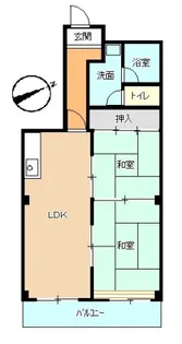 栗林ビル【6階】の間取り
