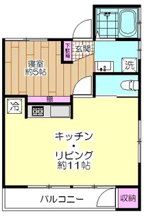 ワカミヤハイツ【2階】の間取り