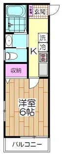 クオーレ五反野【2階】の間取り