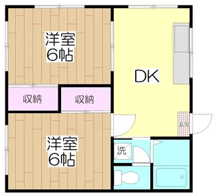 ハイツリバティー【1階】の間取り