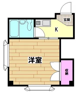 梅田ファニッシュメント【1階】の間取り