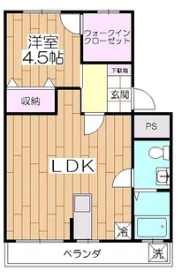 サンアールタニツカA棟【2階】の間取り
