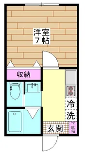 G.Flap梅田【1階】の間取り