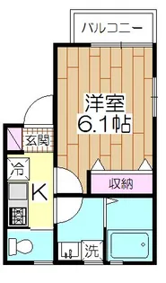 リッツハウス北千住【1階】の間取り