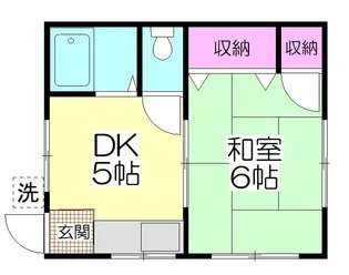 鈴木荘【2階】の間取り