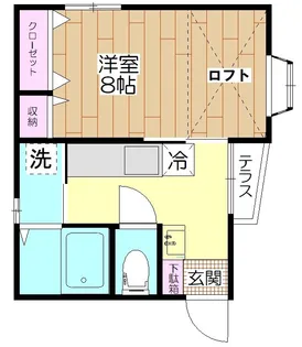 ハイツセンナリ【2階】の間取り