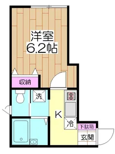 ル・グラン・ソレイユお花茶屋【2階】の間取り