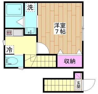 グリュック2【2階】の間取り