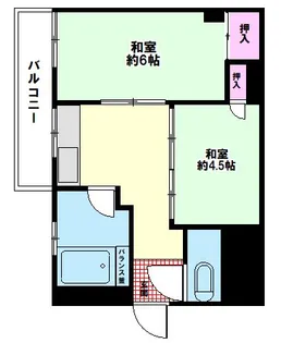 竹の塚ショッピングセンタービルA棟【3階】の間取り