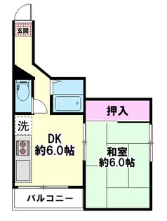 パークヒル舎人【2階】の間取り
