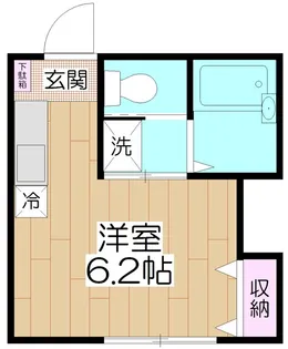クオーレ梅島【3階】の間取り
