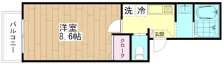G.Flap北千住II【2階】の間取り