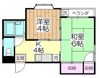 ネット第76ビル【2階】の間取り